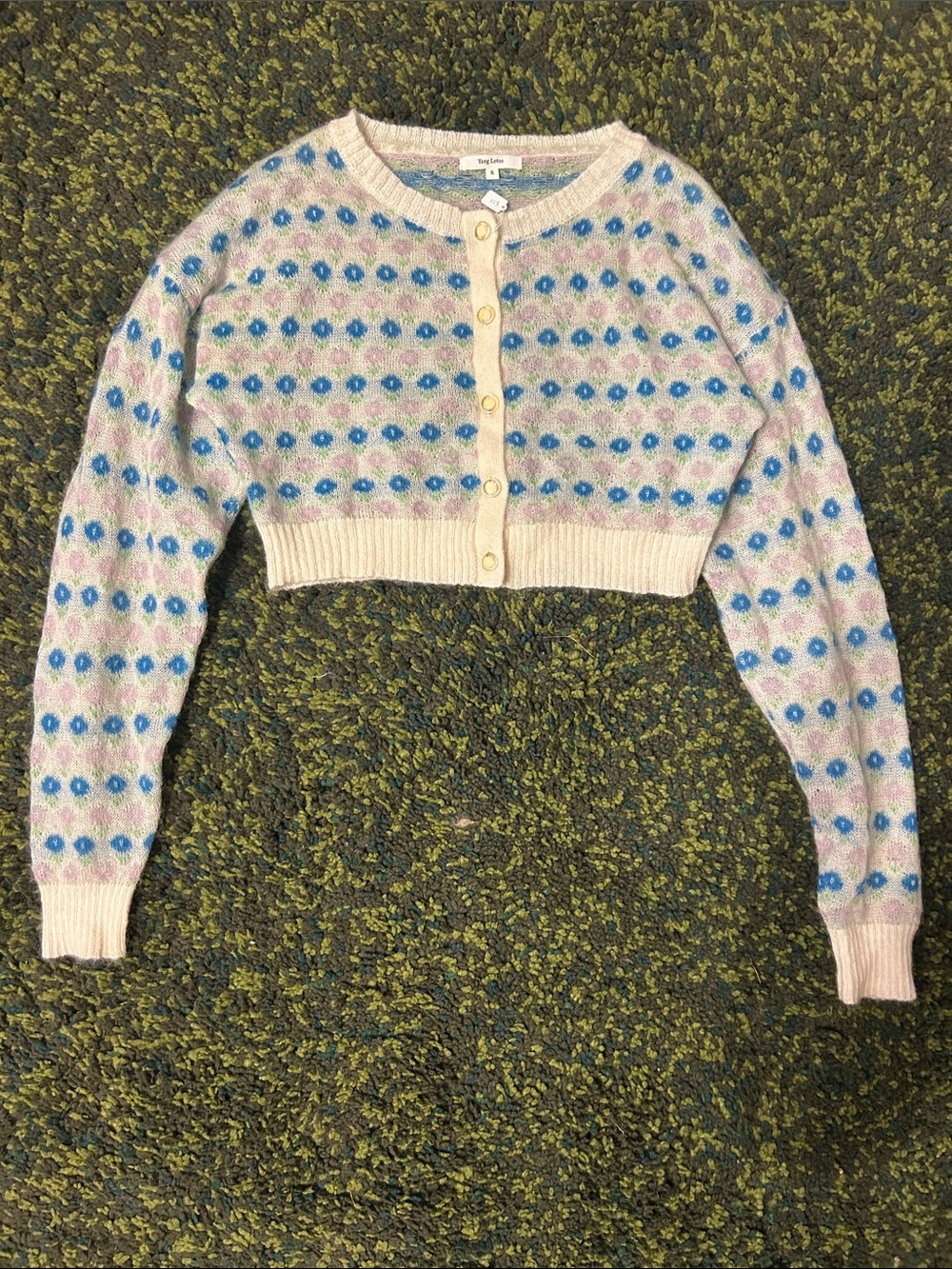 Korean Brand Lightweight Cropped Cardigan
